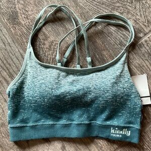 New with tags Kindly Yours Seamless X Back Bralette Size S. Sunset Ombré Design